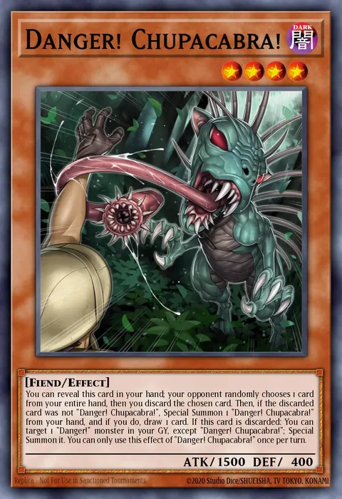 Danger! Chupacabra! trading card