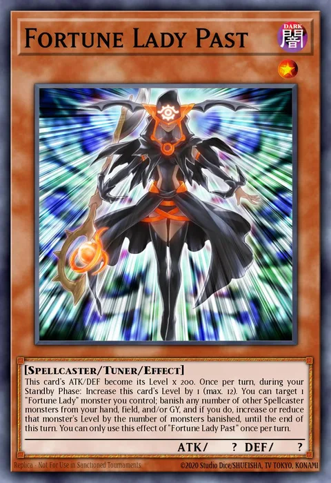 Fortune Lady Past trading card