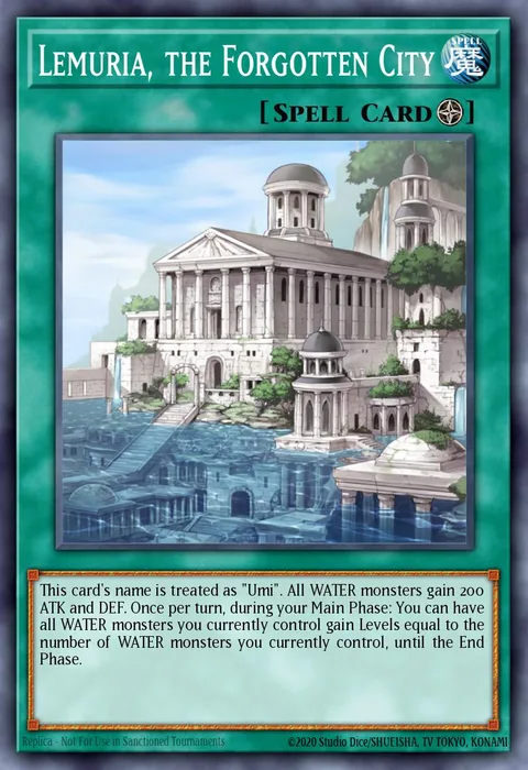 Lemuria, the Forgotten City trading card
