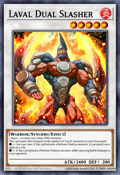 Laval Dual Slasher trading card