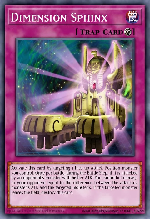 Dimension Sphinx trading card