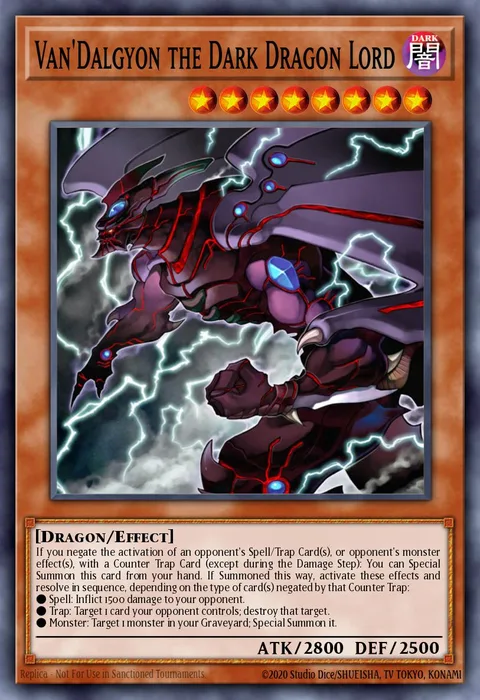 Van'Dalgyon the Dark Dragon Lord trading card