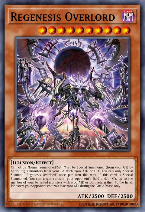Regenesis Overlord trading card