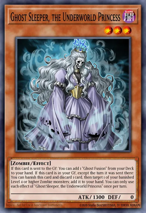 Ghost Sleeper, the Underworld Princess trading card