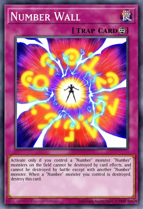 Number Wall trading card