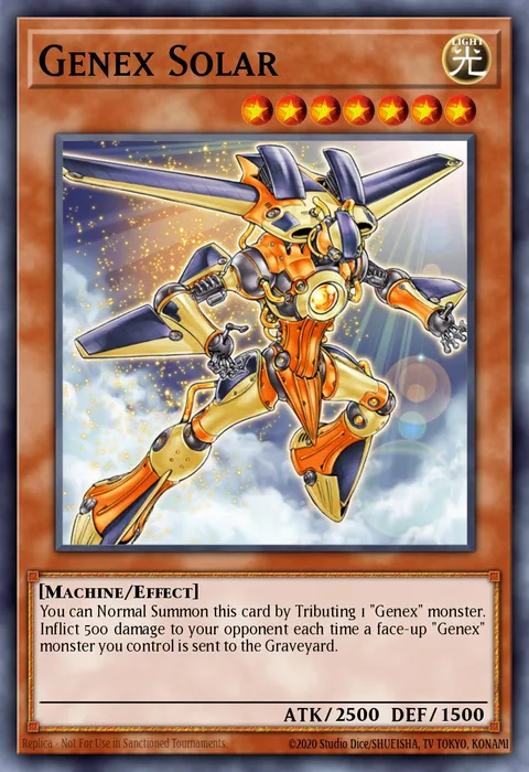 Genex Solar trading card