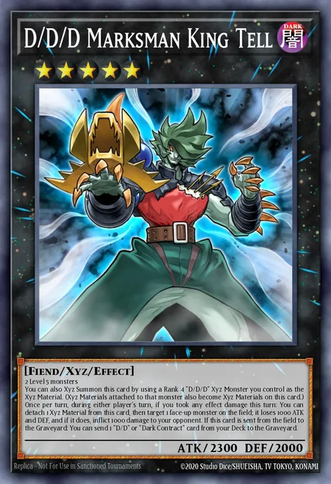 D/D/D Marksman King Tell trading card