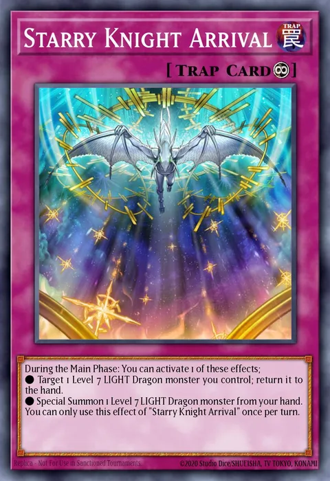 Starry Knight Arrival trading card