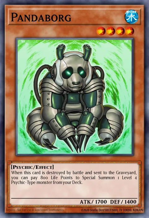 Pandaborg trading card