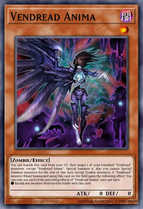 Vendread Anima trading card