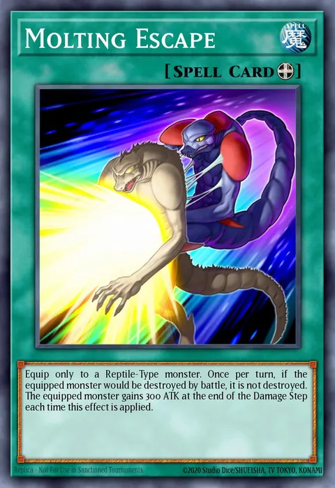 Molting Escape trading card