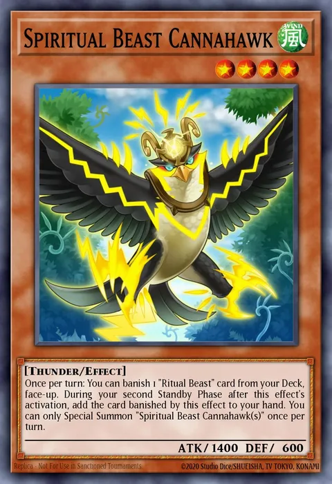 Spiritual Beast Cannahawk trading card
