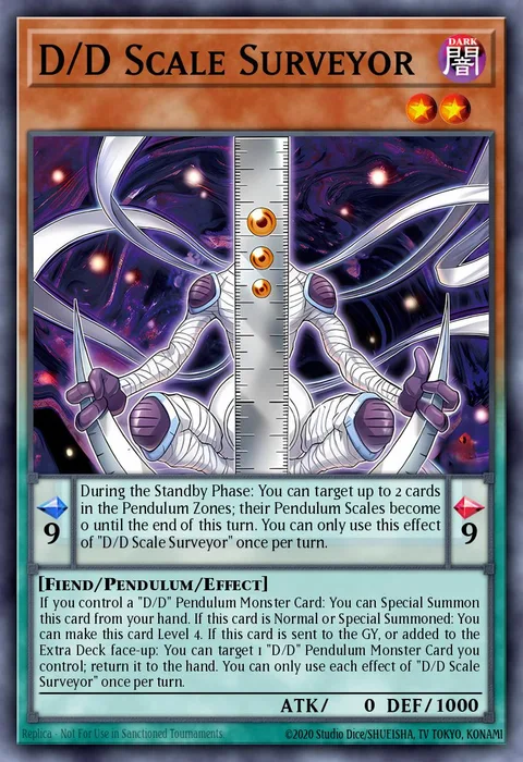 D/D Scale Surveyor trading card