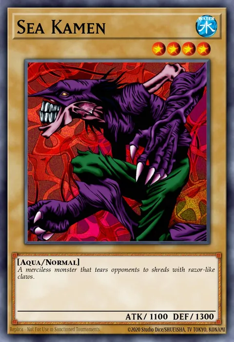 Sea Kamen trading card