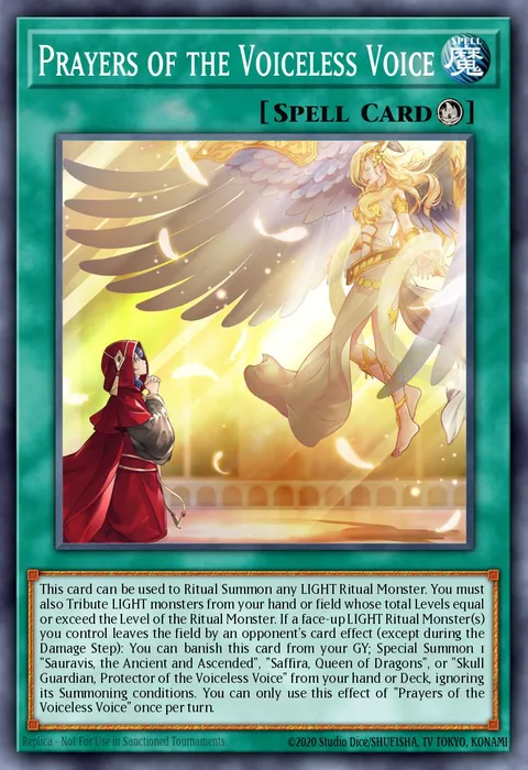 Prayers of the Voiceless Voice trading card