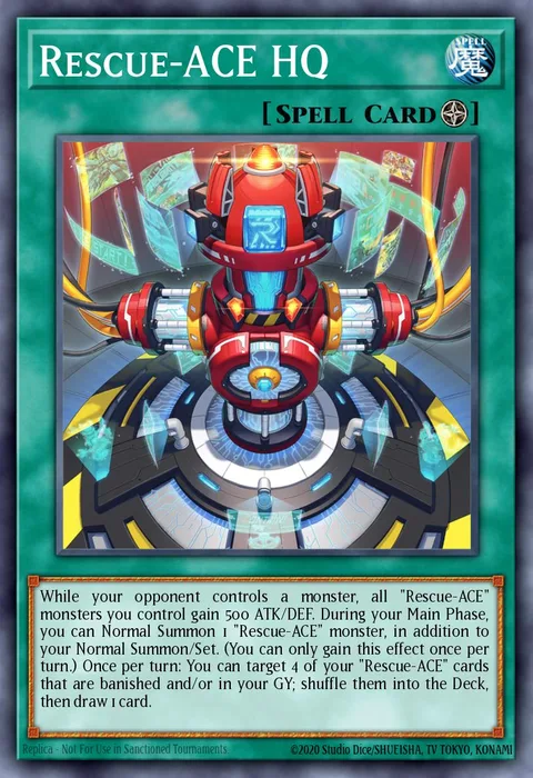 Rescue-ACE HQ trading card
