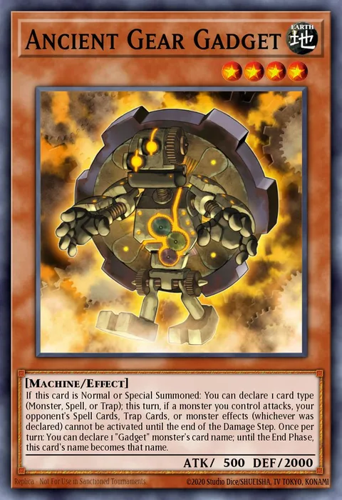 Ancient Gear Gadget trading card