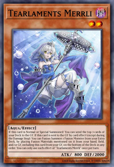 Tearlaments Merrli trading card