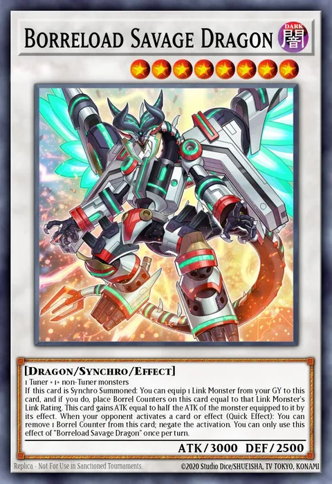 Borreload Savage Dragon trading card