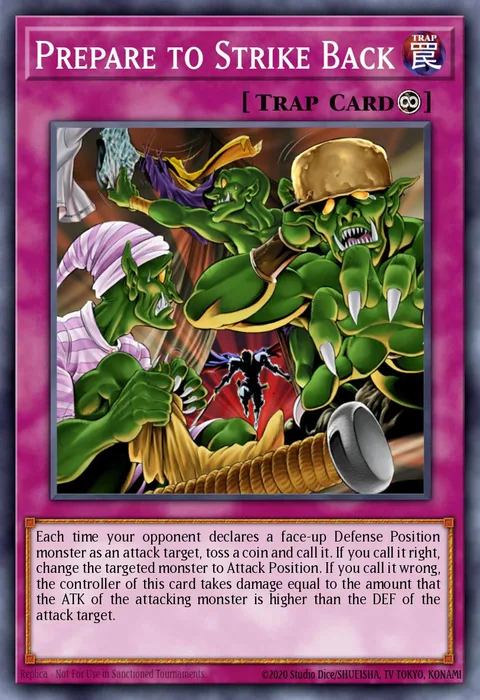 Prepare to Strike Back trading card