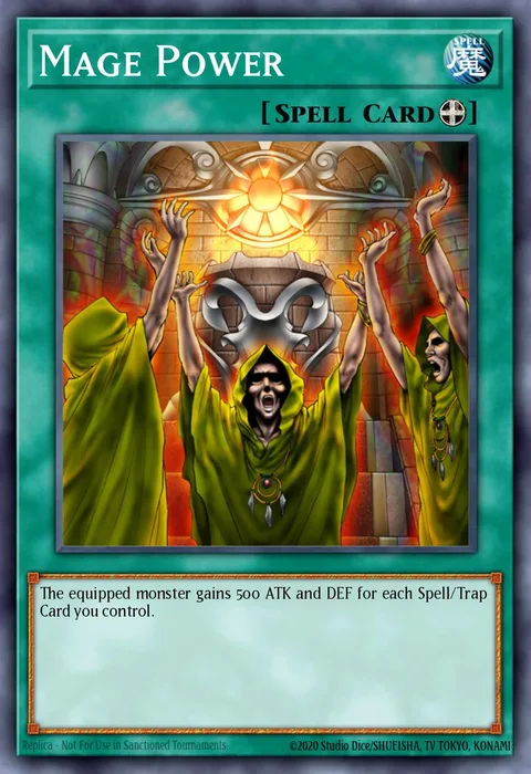 Mage Power trading card