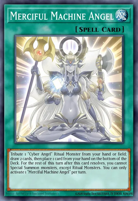 Merciful Machine Angel trading card