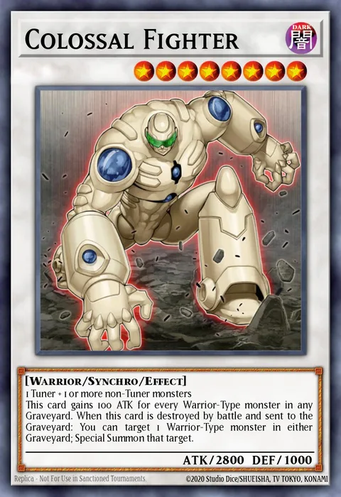 Colossal Fighter trading card