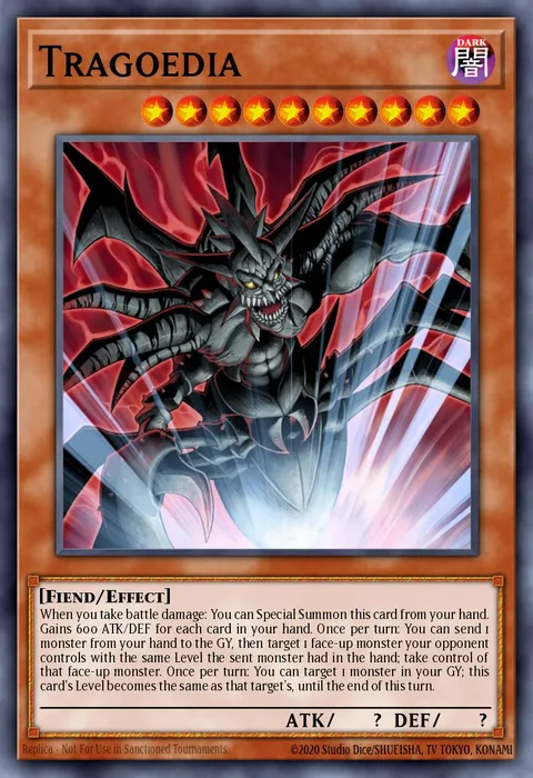 Tragoedia trading card