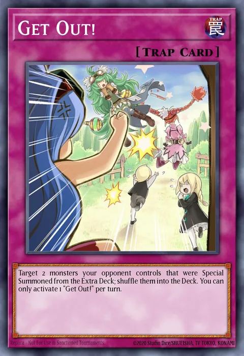 Get Out! trading card