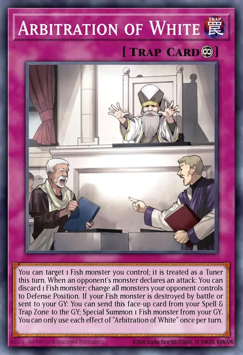 Arbitration of White trading card
