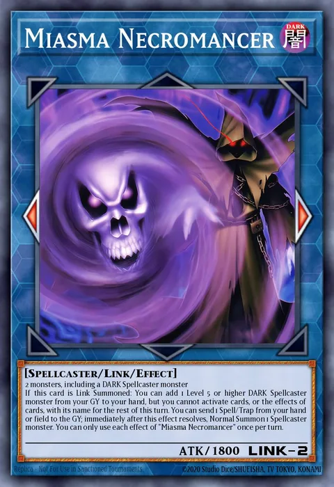 Miasma Necromancer trading card