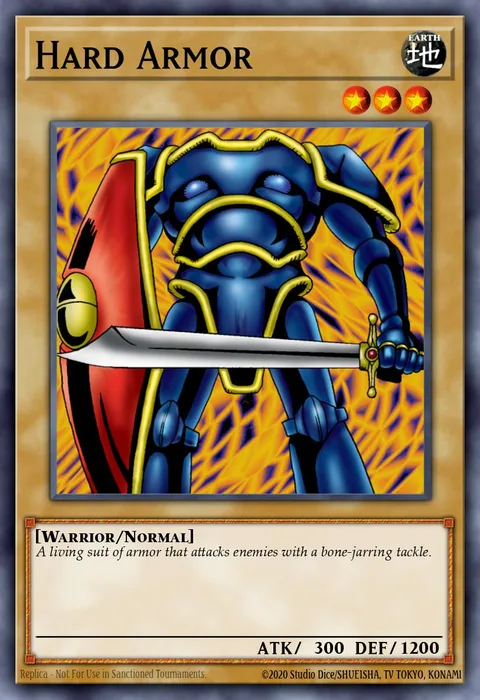Hard Armor trading card