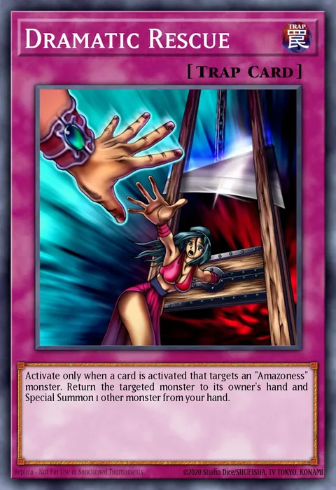 Dramatic Rescue trading card