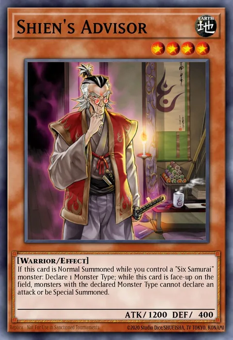 Shien's Advisor trading card