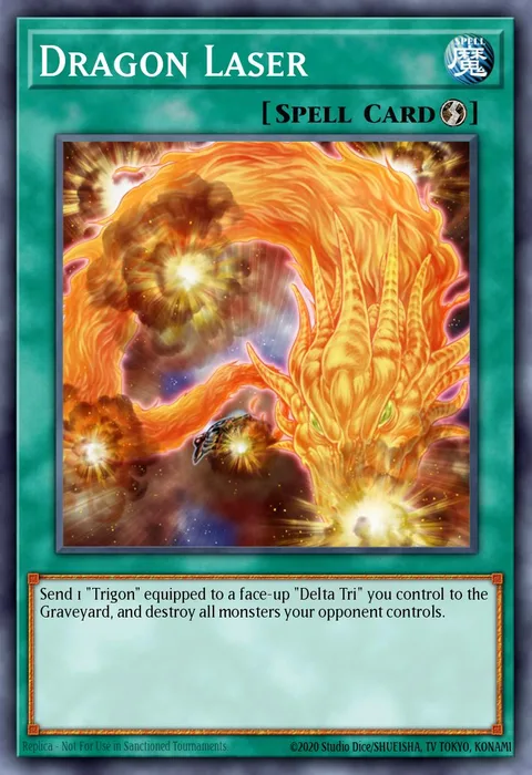 Dragon Laser trading card