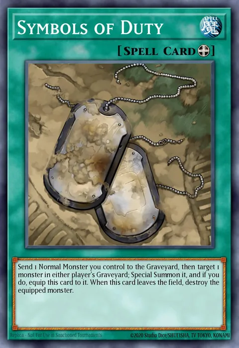 Symbols of Duty trading card