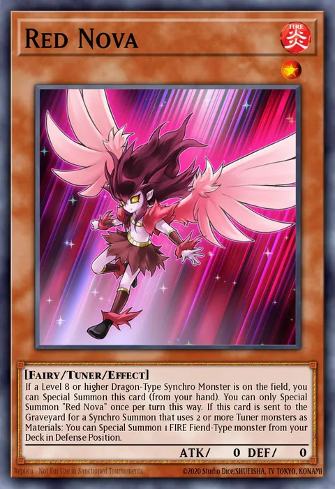 Red Nova trading card