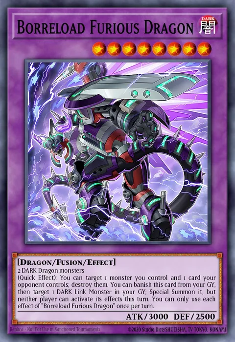 Borreload Furious Dragon trading card