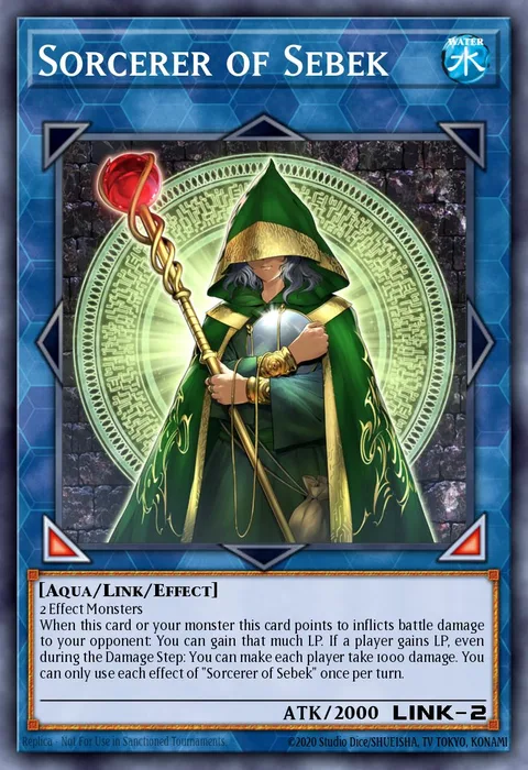 Sorcerer of Sebek trading card