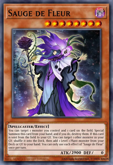 Sauge de Fleur trading card
