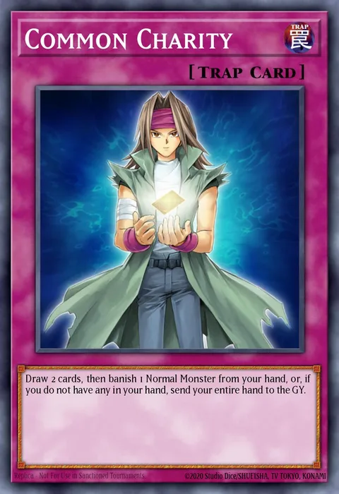 Common Charity trading card