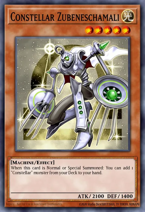Constellar Zubeneschamali trading card
