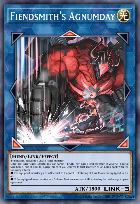 Fiendsmith's Agnumday trading card
