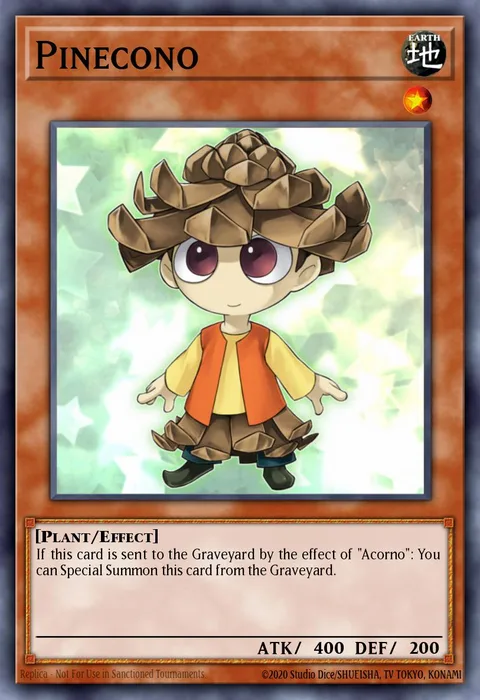 Pinecono trading card