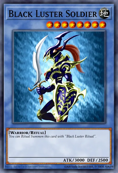 Black Luster Soldier trading card
