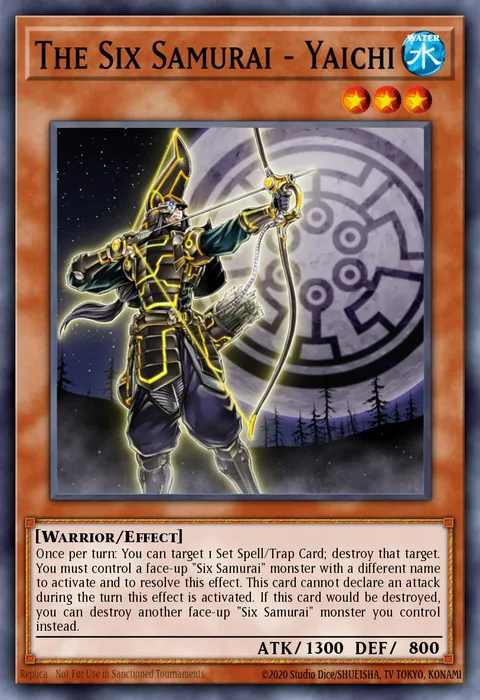 The Six Samurai - Yaichi trading card