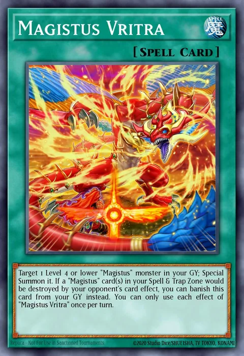 Magistus Vritra trading card
