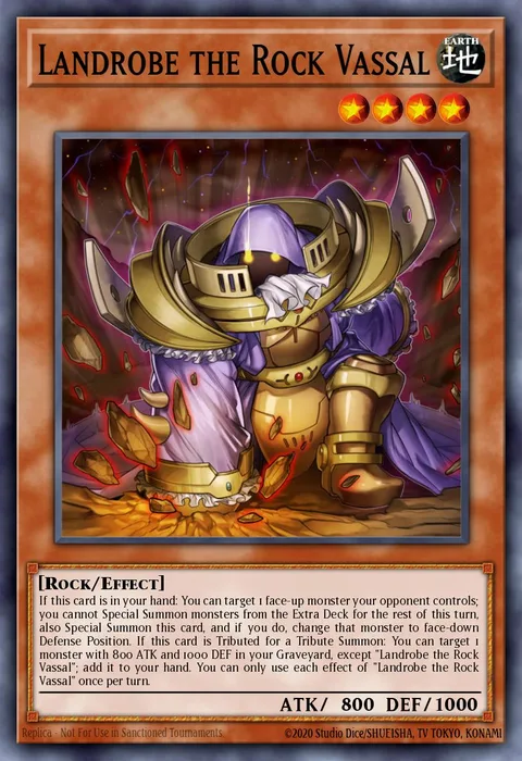 Landrobe the Rock Vassal trading card