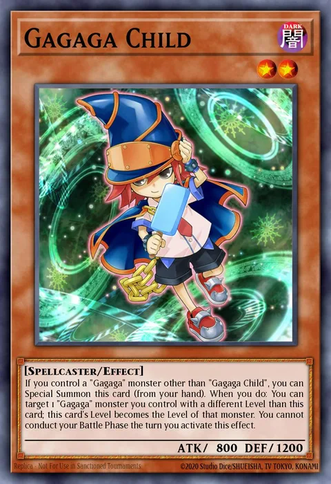Gagaga Child trading card