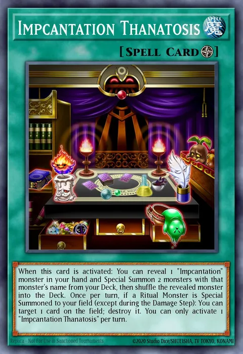 Impcantation Thanatosis trading card